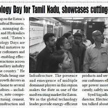 Eaton Launches Mobile Technology Days in Tamil Nadu - Virtual Times