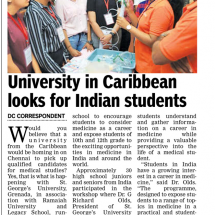 Caribbean University looks for Indian Students