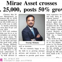 Mirae Asset posts 50% growth
