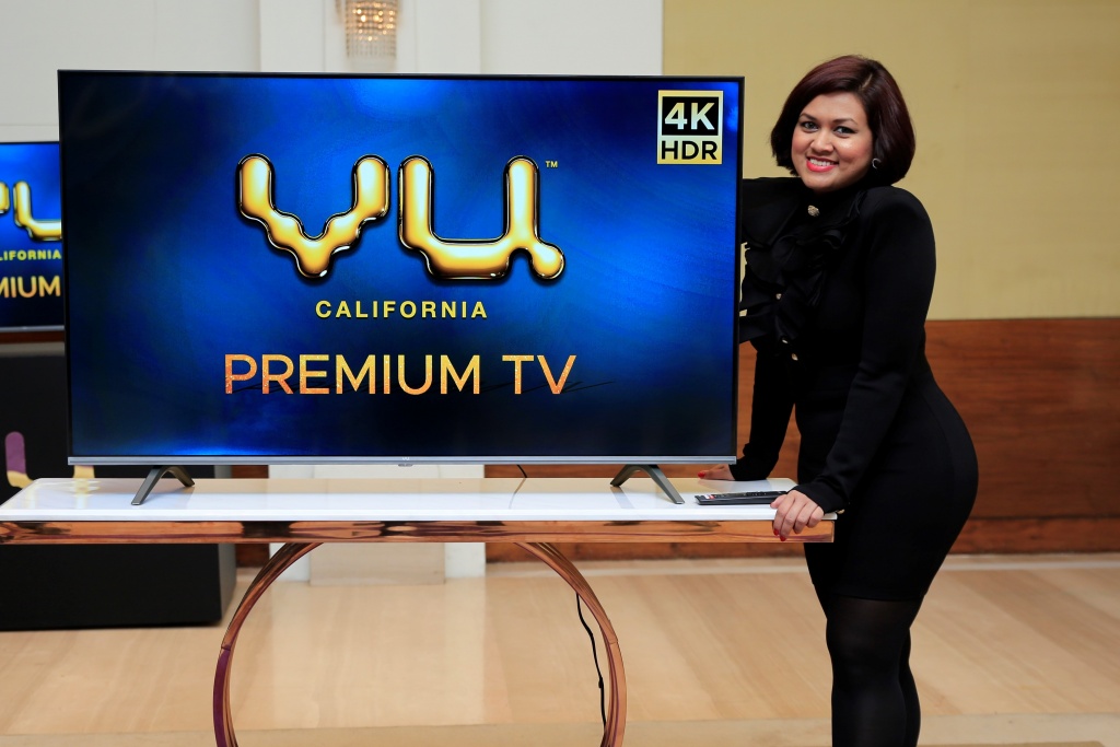 Devita Saraf Chairman and CEO Vu Televisions introduces the Vu Premium 4K TV